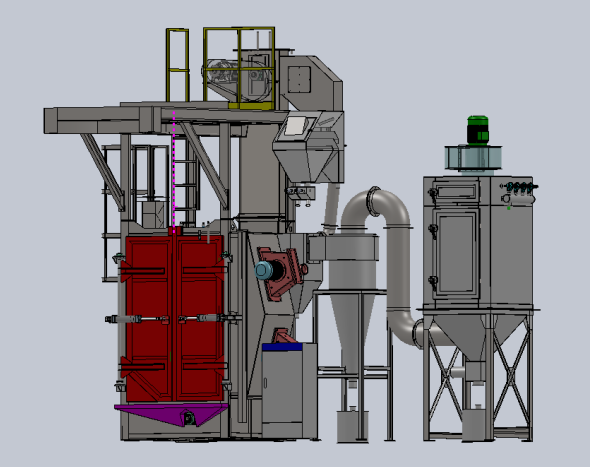 Mesin Peledakan Gantungan