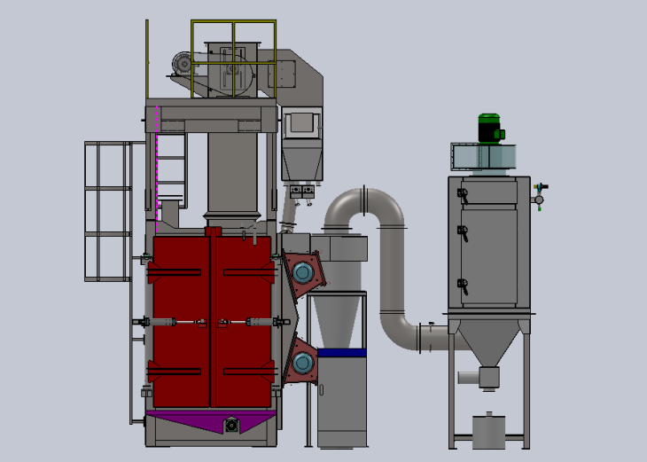 Mesin Peledakan Gantungan